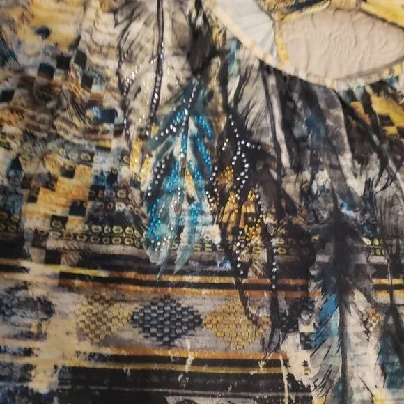 New Directions short sleeve embellished top - Picture 4 of 9